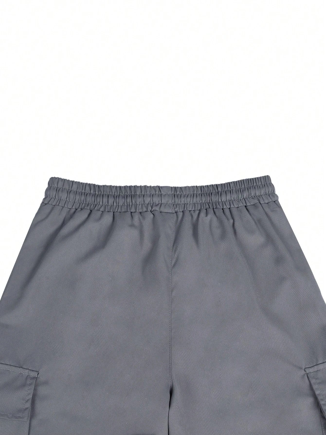 Fitwala™ Dark Grey Utility Cargo Pants – Multi-Pocket Korean Streetwear Style