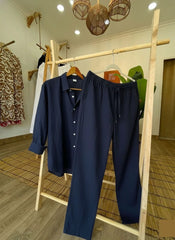 Premium Solid Linen Co-ord Set for Men