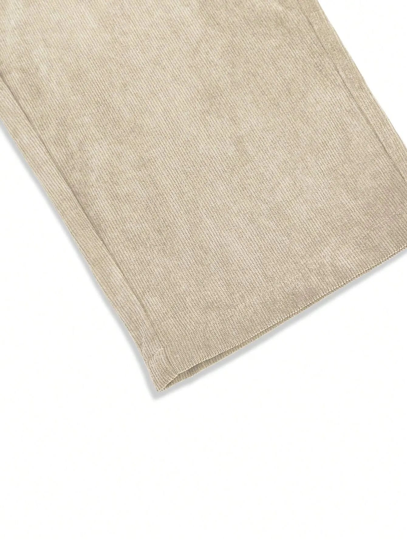 Apricot Korean Casual Regular Fit Corduroy Trouser