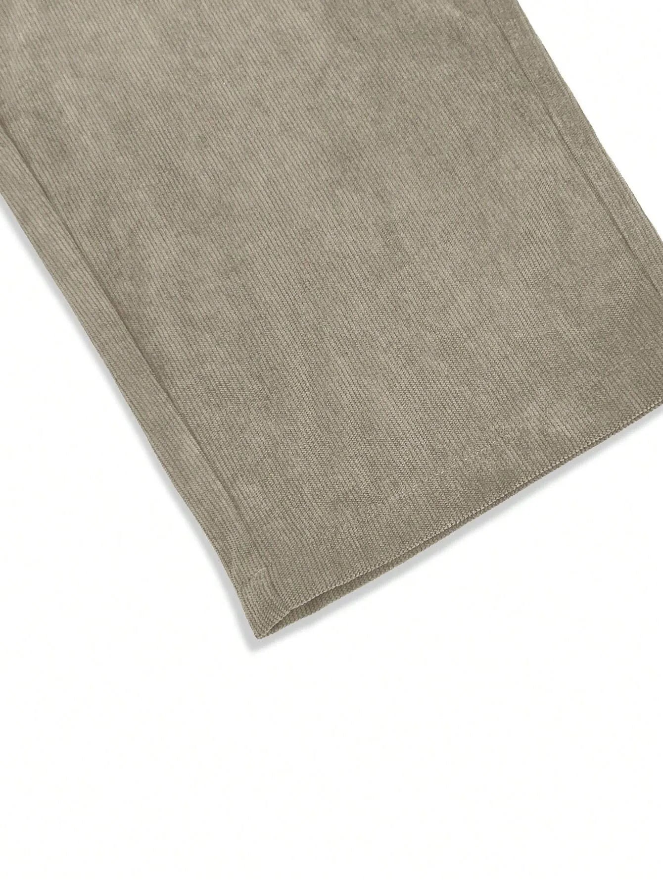 Camel Korean Casual Regular Fit Corduroy Trouser